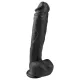 Easytoys - Haftbarer, realistischer großer Dildo (26,5cm) - Schwarz