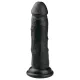 EasyToys - realistisch­er Dildo mit Saugnapf (15,5 cm, schwarz)