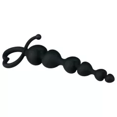 EasyToys - Perlen-Anal-Dildo (schwarz)