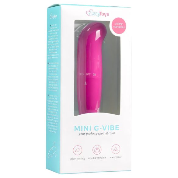 EasyToys Mini G-Vibe - G-Punkt Vibrator (pink)