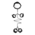 Easytoys - Halsband & Fesseln-Set (schwarz)