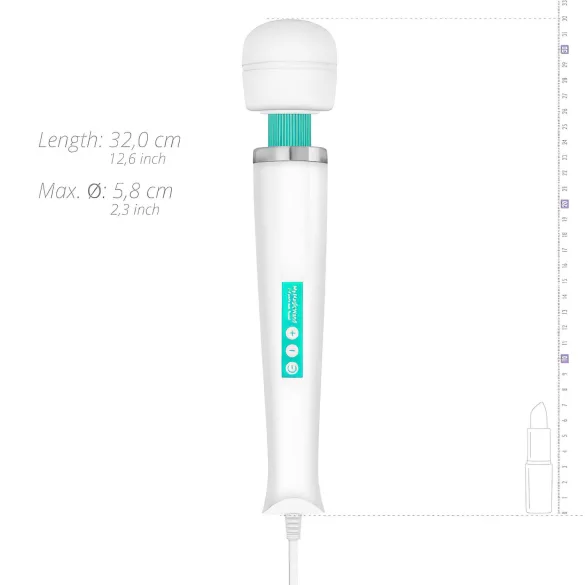 MyMagicWand - kraftvoller Massage-Vibrator (Weiß-Türkis)