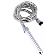Rimba - Aluminium Intim-Duschkopf mit Schlauch (silber)