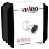 Rimba XS - Metall Anal Plug mit schwarzem Stein (Silber)