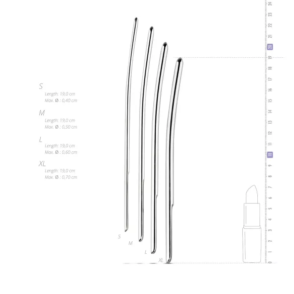 SINNER 175 - Edelstahl Dilator-Set (4-teilig) - Anfänger