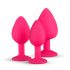 Easytoys Diamond - Analplug-Set (pink)