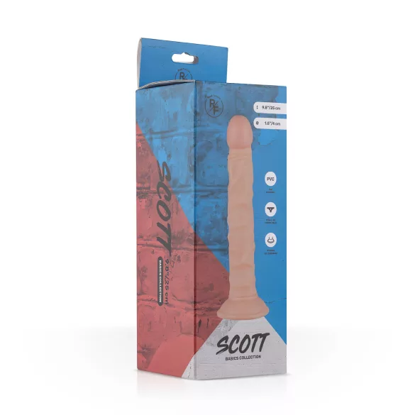 Real Fantasy Scott - naturgetreuer Dildo - 25 cm (natur)