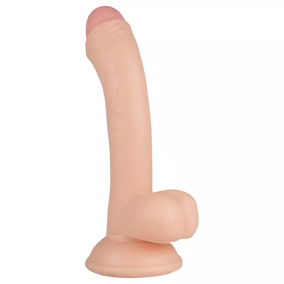 Real Fantasy Vince - Dildo mit Hoden und Vorhaut - 19,5cm (natur)