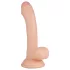 Real Fantasy Vince - Dildo mit Hoden und Vorhaut - 19,5cm (natur)