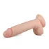 Real Fantasy Glynn – realistischer Dildo mit Hoden - 25 cm (natur)