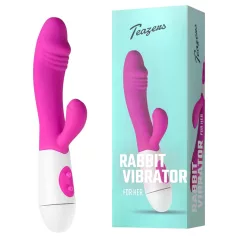   Teazers - realitätsnaher Vibrator mit Klitorisschalter (rosa)