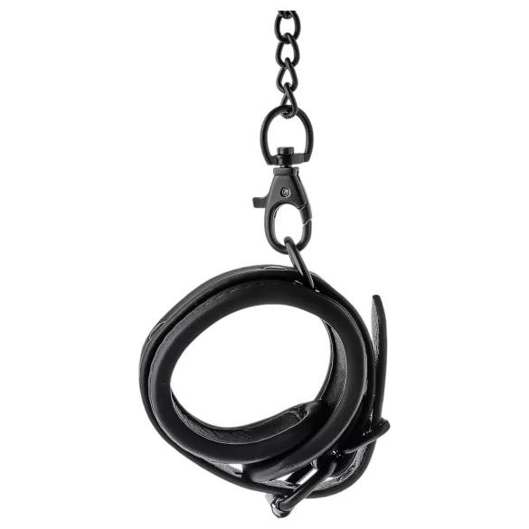 Blaze - Handschellen mit verstellbaren Riemen (schwarz)
