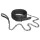Blaze - Halsband und Leine (schwarz)