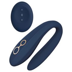 Göttin Ares - flexibler Paarvibrator (blau)