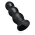 BUTTR Tactical III - Saugnapf-Dildo (schwarz)
