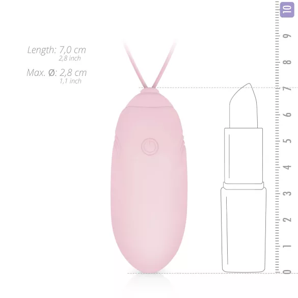 LUV EGG - Akku Vibrations-Ei mit Funk (Pink)