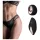 Pantyrebel - wiederaufladbarer, ferngesteuerter, vibrierender schwarzer Slip (S-L)