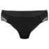 Pantyrebel - wiederaufladbarer, ferngesteuerter, vibrierender schwarzer Slip (S-L)