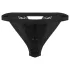 Pantyrebel - Akku-betriebener, kabelloser Vibrations-Slip, schwarzer Tanga (S-L)