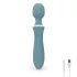 Bloom Orchid Wand - Wiederaufladbarer Massagevibrator (türkis)