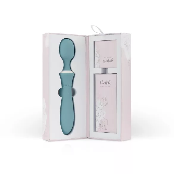 Bloom Orchid Wand - Wiederaufladbarer Massagevibrator (türkis)