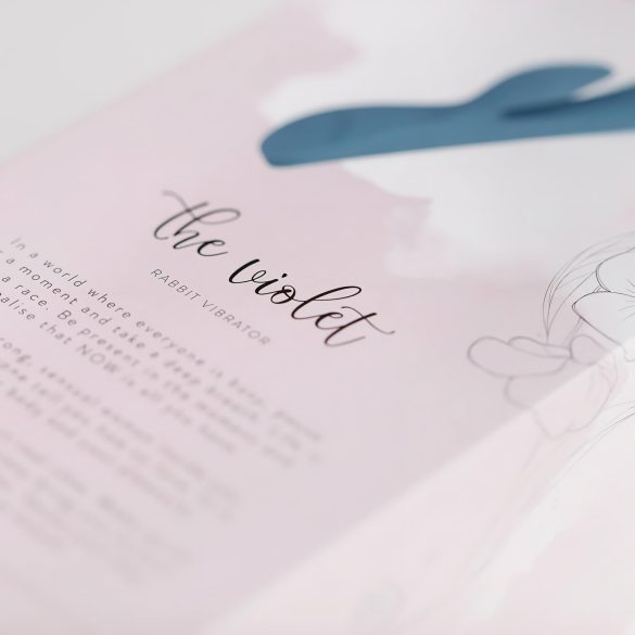 Bloom Violet Rabbit - G-Punkt Vibrator mit Klitoralarm (türkis)