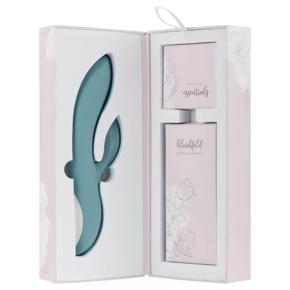 Bloom Violet Rabbit - G-Punkt Vibrator mit Klitoralarm (türkis)