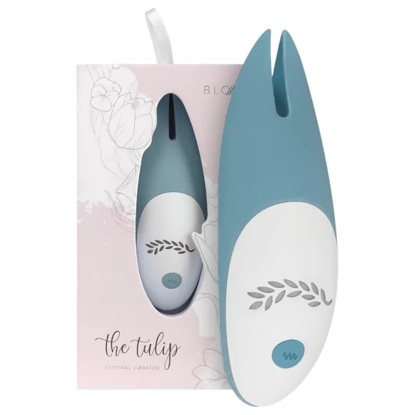 Bloom Tulip - Akku Silikon Klitoris-Vibrator (türkis)
