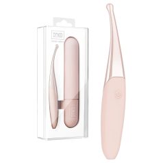   Senzi - Wiederaufladbarer, wasserdichter Klitoris-Vibrator (Pink)