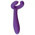 Easytoys Couple - wiederaufladbarer, wasserdichter Paarvibrator (lila)