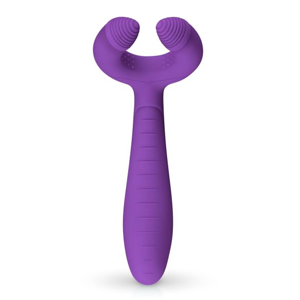 Easytoys Couple - wiederaufladbarer, wasserdichter Paarvibrator (lila)