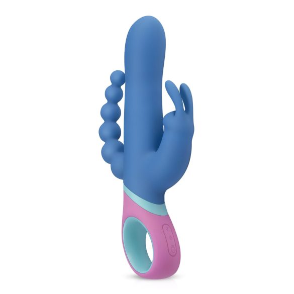 PMV20 Vice Double - Drehbarer, dreifacher Vibrator (blau)
