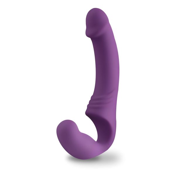 Easytoys - Akkubetriebener, kabelloser Strap-On-Vibrator (Lila)