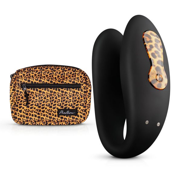 Panthra Zuna - Wiederaufladbares, wasserdichtes Paarvibrator (Leopard-Schwarz)