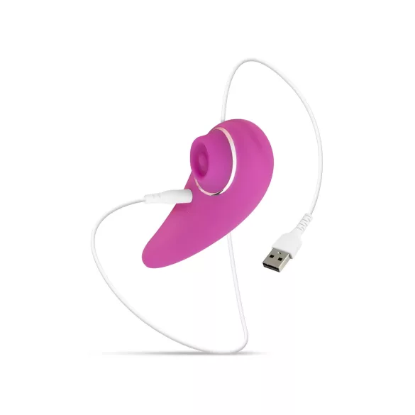 EasyToys Taptastic Vibe - wiederaufladbarer, wasserdichter Klitoris-Vibrator (pink)