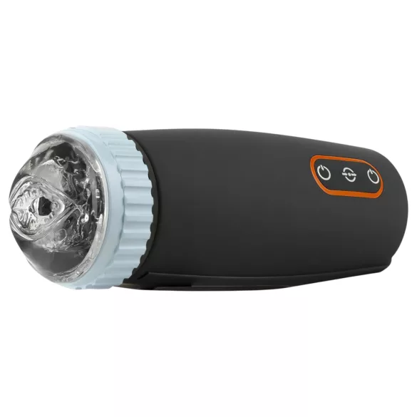 CRUIZR CM05 - Akku Stoß-Saug-Masturbator (Schwarz-Blau)