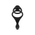 Easytoys Pleasure Ring - flexibler Penis- und Hodenring (schwarz)