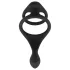 Easytoys Pleasure Ring - flexibler Penis- und Hodenring (schwarz)