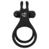 Easytoys Share Ring - vibrierender Penis- und Hodenring (schwarz)