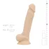 Real Fantasy Conrad - Saugnapf-Vibrator - 20cm (natur)