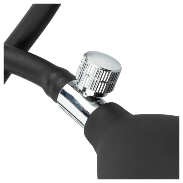 EasyToys - aufblasbarer Analplug (schwarz)