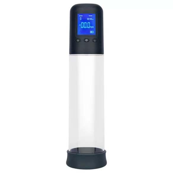 Boners - Automatische LCD Penispumpe (transparent-schwarz)
