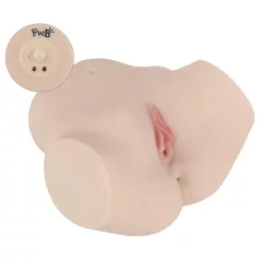   FWB - Evelyn Harris lebensechter vibrierender Torso-Masturbator (naturfarben)