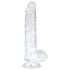 EasyToys - Hoden Dildo - 13,5cm (transparent)