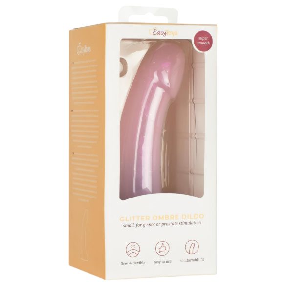 EasyToys Mermaid - glitzernder Dildo - 15cm (pink)