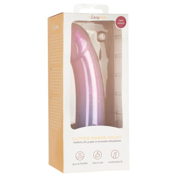 EasyToys Mermaid - Glitzernde Dildo - 19cm (Rosa)