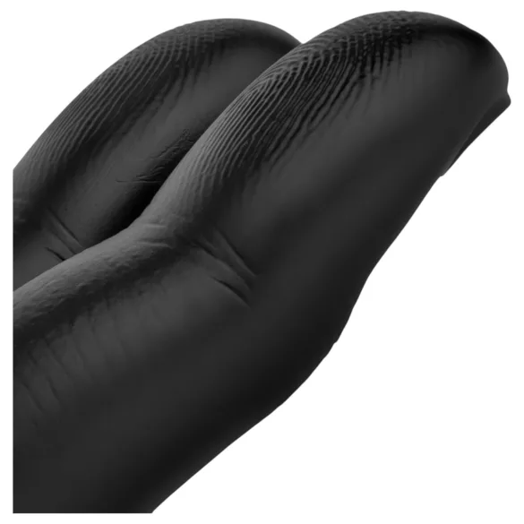 BUTTR Victory - Doppel-Finger Anal-Dildo (schwarz)