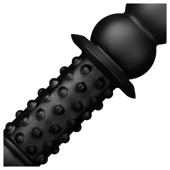 BUTTR Akimbo - doppelseitiger Anal-Dildo (schwarz)