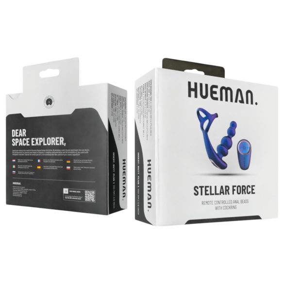 Hueman Stellar Force - Anal-Vibrator & Penisring (Lila)