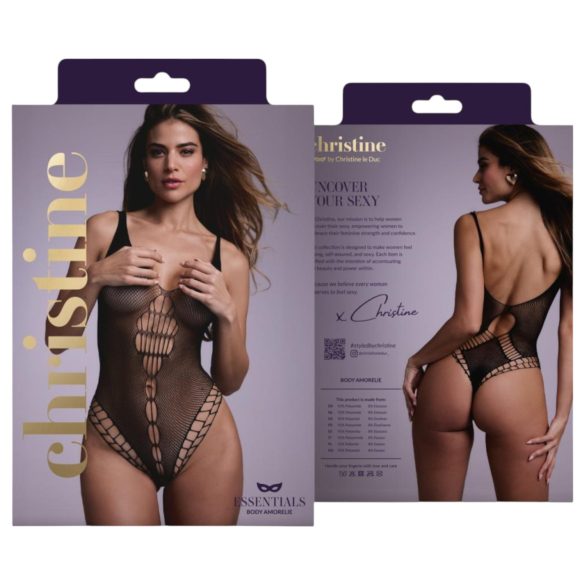 Christine - Netz-Body - (schwarz) - S-L